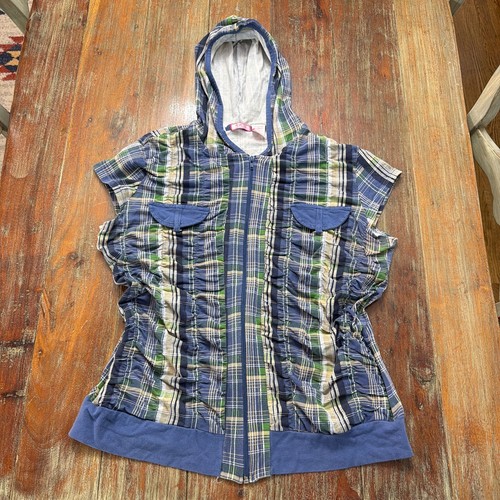 Deb vintage y2k plaid ruched - deb,