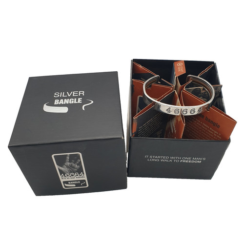 46664 silver bangle - 46664,