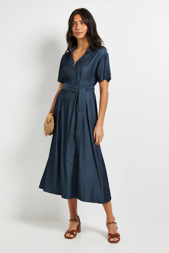 Wallis indigo fit flare - wallis,