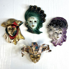 4 x Venetian Masks Full Face