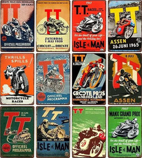 TT MOTOR BIKE CAR Plaques