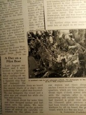 Kvc7 Ephemera 1940 Picture article a Gardner Carlisle pilot boat