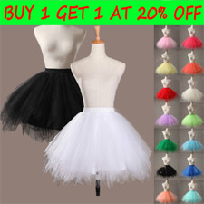 Women Adult Lady Tutu Tulle Skirt Fancy Skirt Dress Up Party Dancing Dress UK
