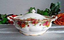 ROYAL ALBERT OLD COUNTRY ROSES LIDDED SERVING TUREEN 1st Quality