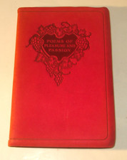 Poems Of Pleasure by Ella Wheeler Wilcox - 1912 Suede Bound cover