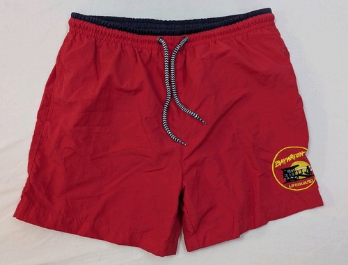 Baywatch swim shorts red mens - baywatch,