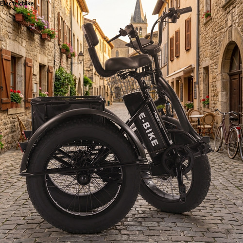 Front drive electric tricycle - front,