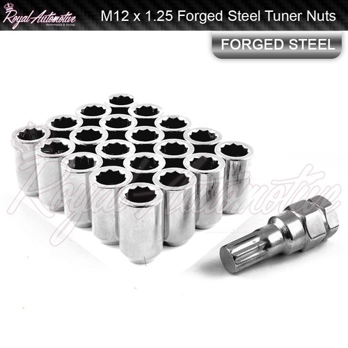 20x tuner wheel nuts chrome - tuner,