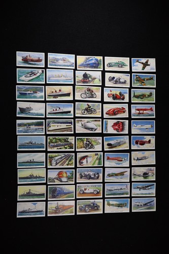 Bat cigarette cards speed 1938 - cards,
