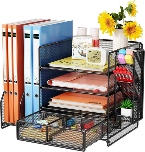 Tier desk organizer mesh - 5,