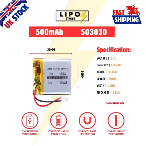 503030 500mah lipo - ⚡,