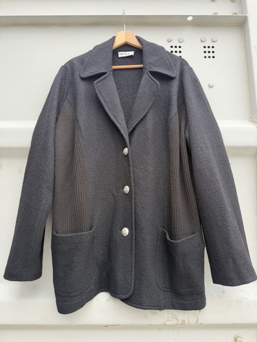Ulla popken black boiled - boiled, wool