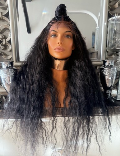 Black lace front - lace, wig