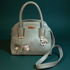 Big Buddha Mint Floral Satchel