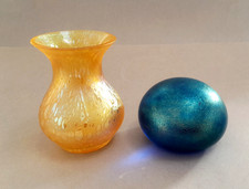 VINTAGE HERON GLASS 3.5 " POSY