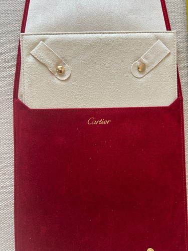 Cartier necklace travel - necklace, pouch