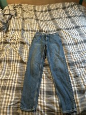 Topshop Moto MoM Jeans W26 L34 Women’s Blue Denim