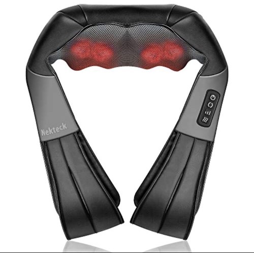 Neck and back massager with - neck,