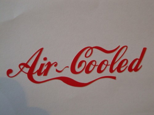 Air cooled stickers - air,