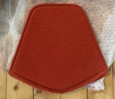 Knoll Studio Seat Pad Only For Bertoia Wire Diamond Chair Orange Kvadrat Fabric