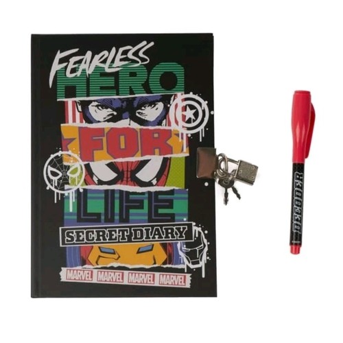 Marvel lockable diary - marvel,