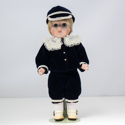 Alberon porcelain boy doll - porcelain,