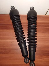 Motorcycle Shock Absorbers 370mm Motorbike Spring Shocks 12mm - Pair