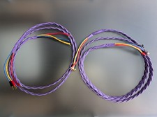 Speaker Cable, 2.5m, handmade, biwire, terminated banana plug+spade