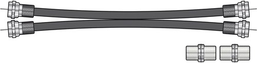 Link twin satellite cable - satellite, &