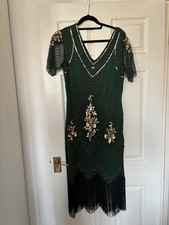 Babeyond Green Gatsby Dress UK
