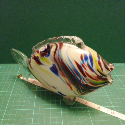 Vintage hand formed art glass - art,