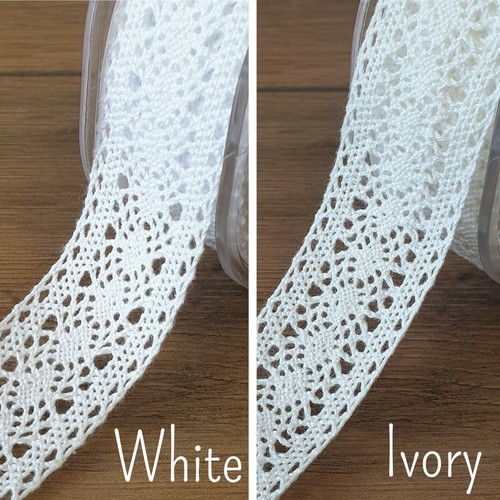 Real cotton lace - lace, trim