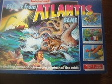 Waddingtons Escape From Atlantis Game Spare Playing Pieces / Parts  Instructions