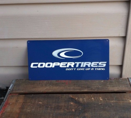 Cooper tires metal - cooper, sign