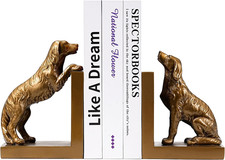 Dog Bookends, Book Ends for