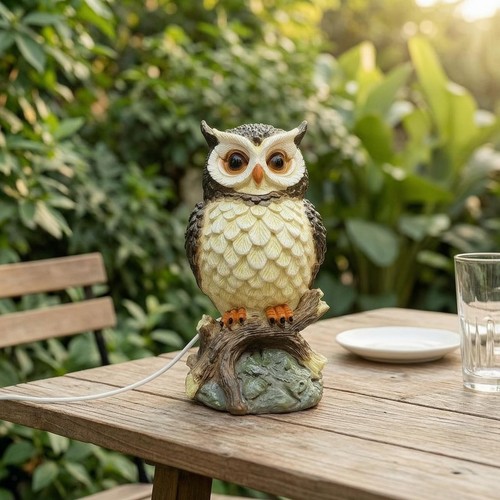 Owl night light sculpted - owl,