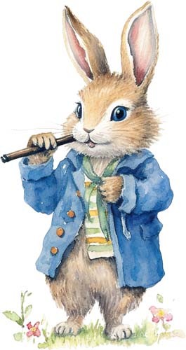Colour vintage peter rabbit - colour,