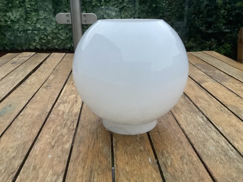Vintage milk glass oil - vintage, lamp