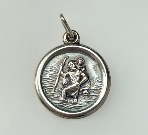 Small silver christian - silver,
