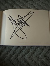 Signed In Person By John McGuinness Isle Of Man TT Autograph Page