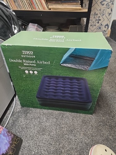 Double raised airbed with