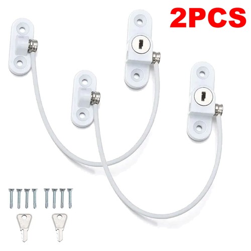 2pcs window door - 2pcs, restrictor