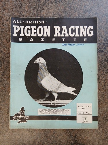 1947 all british pigeon racing - 1947,