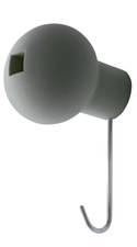 Magis Italian Design - Grey Coat Hanger - Designed By Enzo Mari - r.r.p. £32