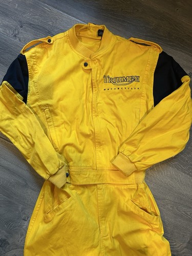 Triumph motorcycles coveralls - motorcycles,