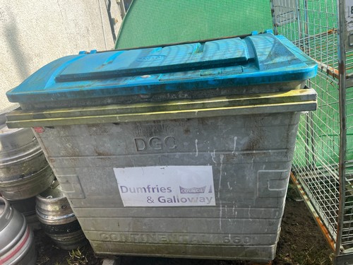 660 litre metal wheelie - 660, **metal**