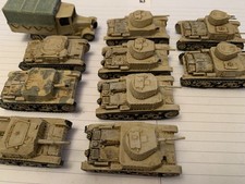 1/72 WARGAMING WW2 ITALIAN TANKS BULK LOT 20MM