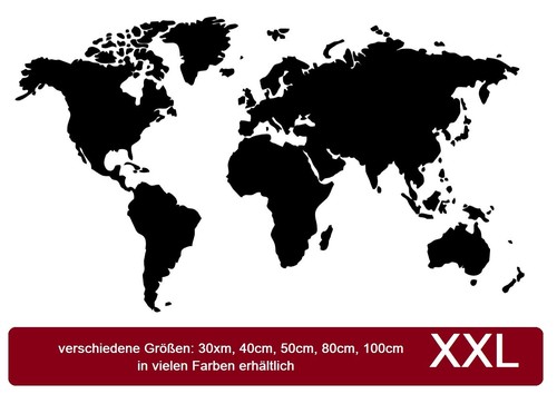 World map sticker - , earth