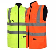 Hi Vis Gilet Jacket Waterproof