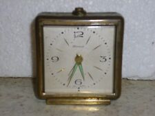 Blessing Vintage Brass West Germany Made Alarm Clock Working